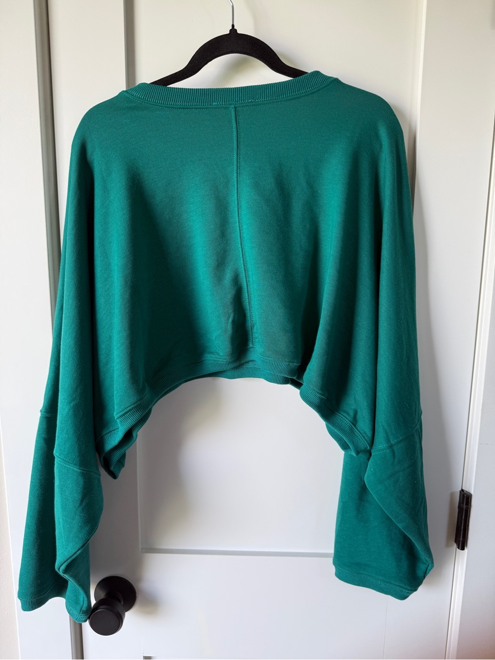 Dressed in Lala Green Shrug Cropped Sweatshirt - Picture 5 of 6
